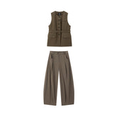 Women's Wool-Blend Suit Set